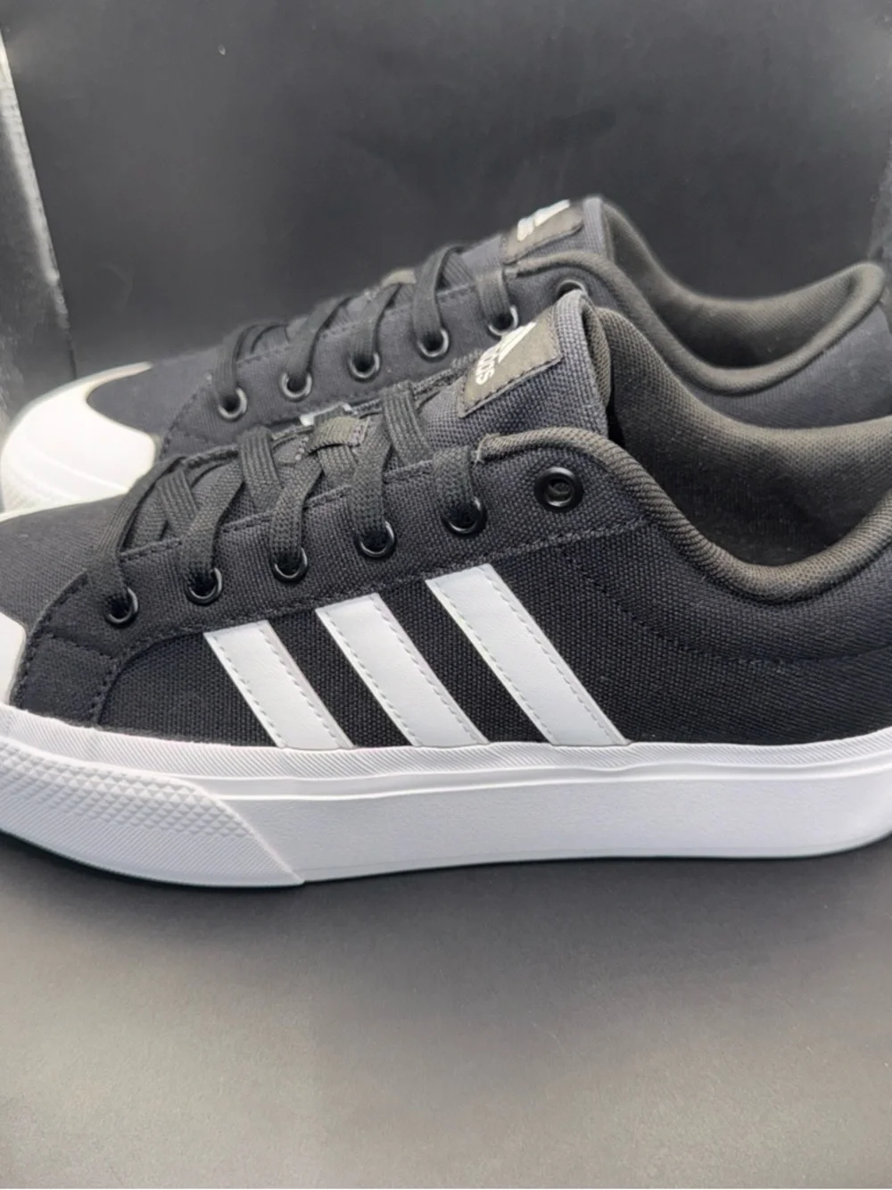 Size 9.5 - Adidas Bravada 2.0 Platform Black White Wmns, Very Clean, No Box